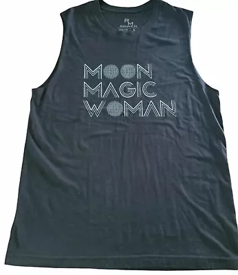 Moon Magic Woman Tank Top Goddess Hippie Bohemian Spiritual Wiccan Disco • $15.99