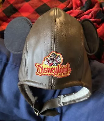 Mickey Mouse Ears Aviator Helmet Hat Cap Disneyland Resorts Youth • $15