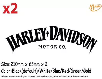  Harley Davidson Stickers 2pcs Reflective Motorcycle Decals Stickers Best Gift • $8.99
