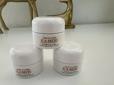 3 X La Mer Moisturizing Cream TRAVEL SIZE  .12 Oz/3.5 Ml Fresh • $19.99