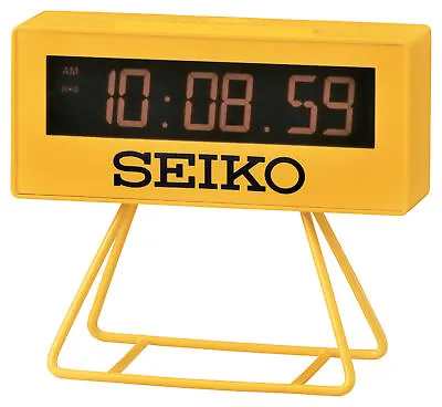 Victory Limited Edition Bright Yellow 4.37 Inch Acrylic Marathon Alarm Clock • $54.95