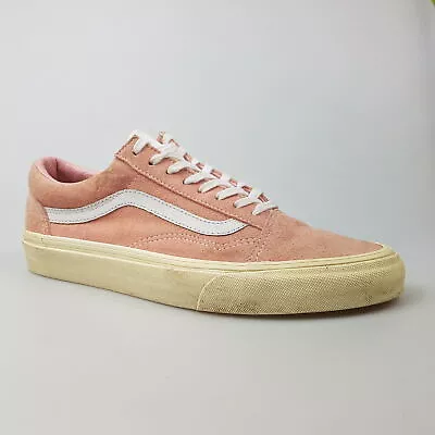 Women's VANS 'Off The Wall' Sz 9.5 US Shoes Pink Skate Suede | 3+ Extra 10% Off • $27.99