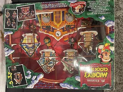 Vintage 1993 Mr. Christmas Holiday Innovation Mickey’s Clock Shop In OG Box! • $149