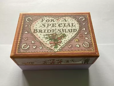 £18 • Buy Vintage Matthew Rice / Emma Bridgewater -Trinket Box - For A Special Bridesmaid