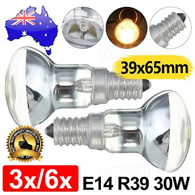 3/6PCS Replacement Lava Lamp E14 R39 30W Spotlight Screw In Light Bulb 240V • $10.95