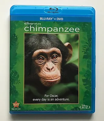 Disney Nature Chimpanzee Blu-ray + DVD Combo Monkey Animals ALL Region NTSC  • $8.04