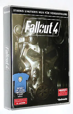 Fallout 4 Very Limited Preorder Box Contains T-Shirt Xbox One PS4 PC 4 NO GAME • £95.92