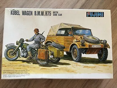 1992 Vintage Kubel Wagen B.M.W.R75 With Side Car By Fujimi New Old Stock • $55