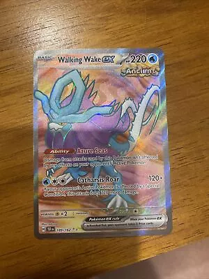 Pokemon TCG - Walking Wake Ex 189/162 - Temporal Forces - Full Art Rare Card • $2.25