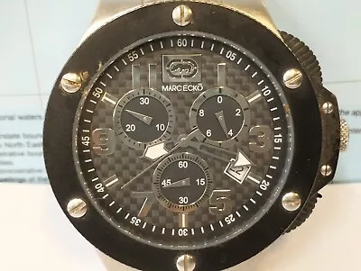 Marc Ecko Chronograph Quartz E20021g1 Men's Not Working Spare Parts Purpose Vtg • $71.10