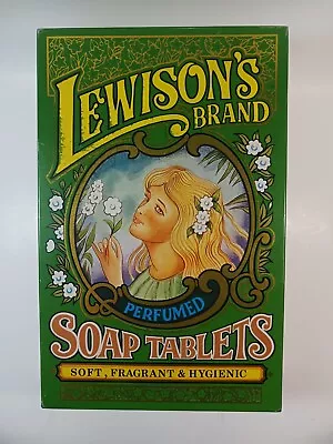 Vintage Made In England Lewison's Brand Soap Tablets Tin Box • $38