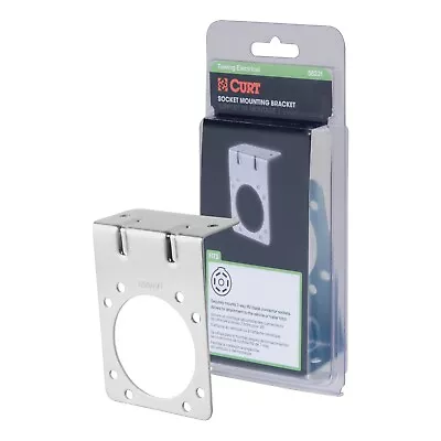 CURT 58231 Connector Mounting Bracket For 7-Way RV Blade (Zinc Packaged) • $8.95