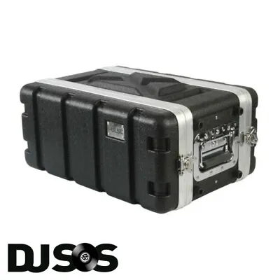 Pulse - ABS-4US Rack Flightcase - 4U SHALLOW DJ Gear Case Carry Carrying Flight • £78.99