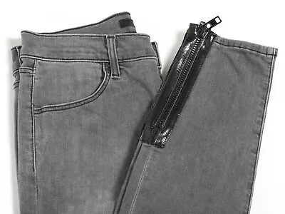 J Brand Maria High-Rise Super Skinny W/ Ankle Zippers In Nocturnal Grey Size 26 • $24