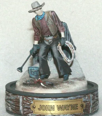 $17.86 • Buy Limited Edition John Wayne  The Wrangler  Franklin Mint Hand Painted Sculpture