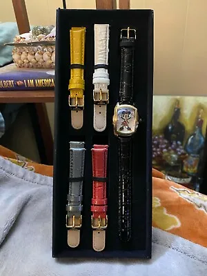 Disney Invictus Limited Edition 699/3000 Ladies Minnie Mouse Leather Watch Set • $50