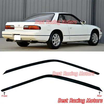 $159.99 • Buy For 1989-1993 Nissan 240SX S13 2dr Coupe JDM Style Side Window Visors