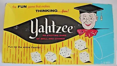 Vintage E.S. Lowe Co.Yahtzee 1961 W/Score Cards Complete • $14.99