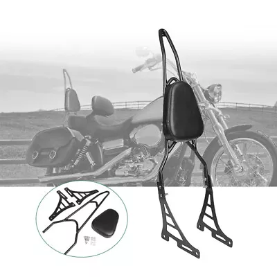 $79.99 • Buy Rear Passenger Backrest Pad Sissy Bar Fit For Harley Sportster XL 883 1200 04-up