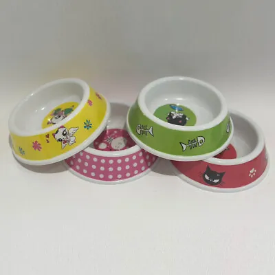 £6.63 • Buy Plastic Pet Dog Cat Puppy Eating Feed Bowl Food Water Feeder Dish Designs