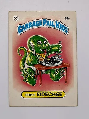 1985 Topps Garbage Pail Kids GERMAN Test Set - 38a EDDIE EIDECHSE / Slimy Sam • $26.89
