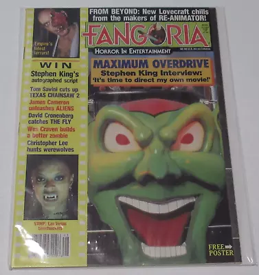 Fangoria Horror Magazine #56 1986 Maximum Overdrive Vamp From Beyond Tom Savini • $25