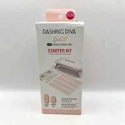 Dashing Diva Glaze Semi-Cured Gel Nail Starter Kit Pale Blush • $13.95