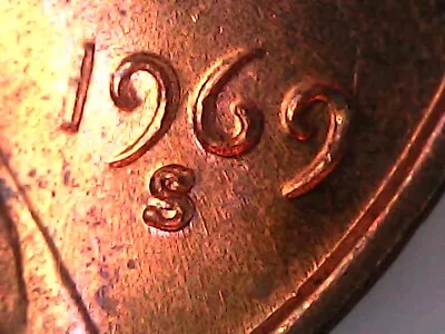 1969 S Lincoln Cent Possible  DDO Doubled Die Error? Pic Is Penny You Will Get • $1072