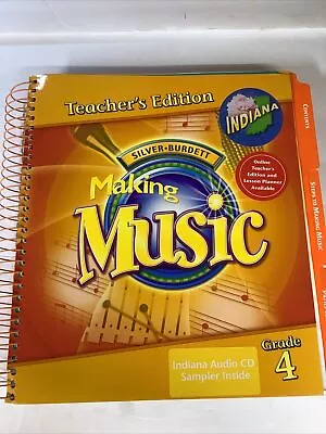 Silver Burdett Making Music Teacher's Edition  Grade 4 Indiana Book Homeschool • $28.01