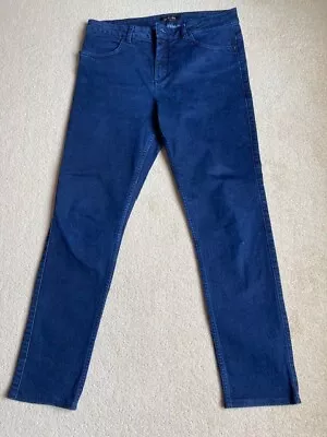 Ladies Jaeger Dark Blue Jeans Size 14 (slim Fit) • £13.95