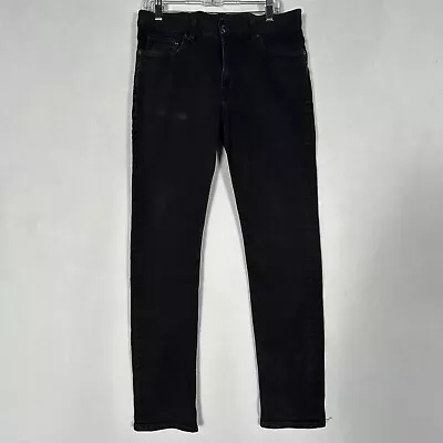 H&M Denim Jeans Womens 33 Skinny Ankle Stretch High Rise Black Slim Denim Pants • $17.38