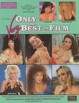 VANESSA DEL RIO DEIDRE HOLLAND ANNETTE HAVEN Vtg 2-sided 8.5x11 Photo Ad Slick! • $49.97