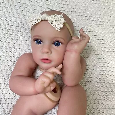 24  Painted Reborn Doll Kit Missy Unassembled DIY Baby Doll Parts 3D Skin GIFT • £46.51