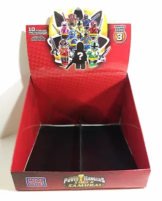 Mega Bloks Power Rangers Super Samurai Series 3 Blind Bag Store Display Box Only • $4.99