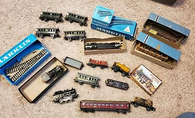 Vintage 1950 60's Marklin German Train Set Pieces ~ Tracks ~ Engines ~ Sidecars • $199.99