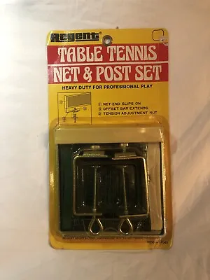 Vintage Regent Table Tennis Net And Post Set New Sealed #35040 • $14.99