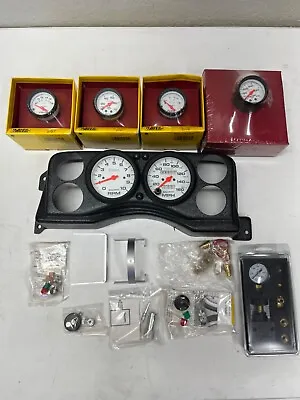 87-93 Mustang Autometer Black Dash With Auto Meter Phantom Electric Gauges • $690