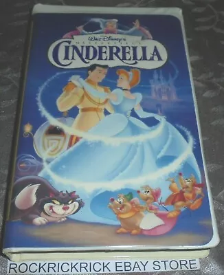 Walt Disney's Masterpiece Cinderella Rare Vhs Tape 5265  • $101