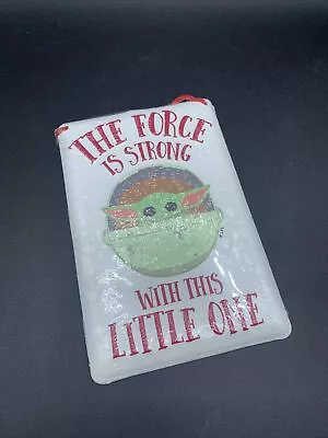 Star Wars Baby Yoda   The Force Is Strong With This Little One Metal Ornament • $7.95