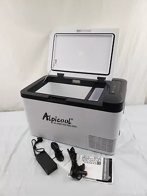 Alpicool K18 12 Volt Portable 19 Qt Refrigerator And Freezer Car RV Camping READ • $139.95