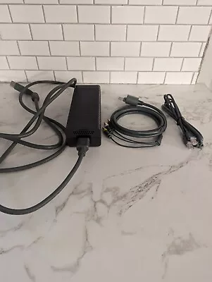 $11.99 • Buy Microsoft XBOX 360 Power Supply Brick & Cord 175W Max & Video Audio Adapter