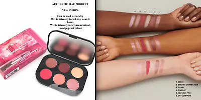 MAC Connect In Color Colour Eye Shadow Palette X 6 Rose Lens New In Box • $26.30