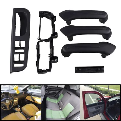 6X Door Switch Panel Bezel Grab Handle Trim Cover  For VW Golf Jetta MK4 99-04 • $33.98