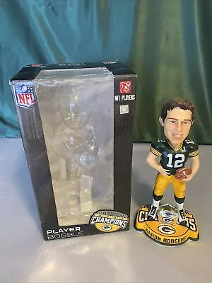 Aaron Rodgers Super Bowl XLV 45 Bobblehead Ring Base Green Bay Packers • $114.99