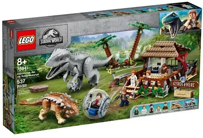 LEGO Jurassic World 75941 Indominus Rex Vs Ankylosaurus - New Sealed Retired  • $270