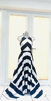 £80 • Buy Coast  Stunning  Striped Maxi Dress Multi - Size 12