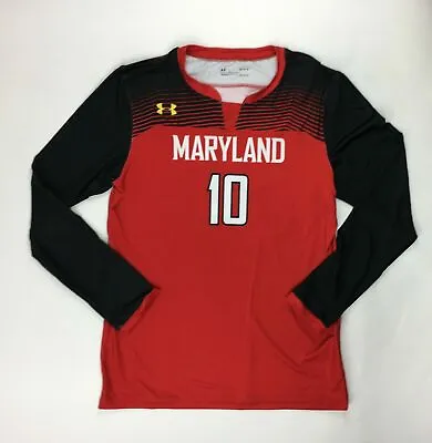 Under Armour Maryland Terrapins Soccer Jersey Men's L Red UJUJ3PM Futbol Goalie • $6.75