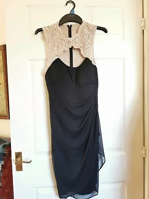 XScape Black And Gold Dress Size 8 • £3