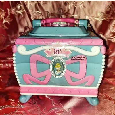 Girls Disney Toy Cinderella Music Trinket Box Bibbidi Bobbidi Boo VTG 2005 Elec • $29