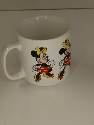 Disney MINNIE MOUSE Happily Strutting Around Coffee MUG/CUP VINTAGE 1970's Korea • $14